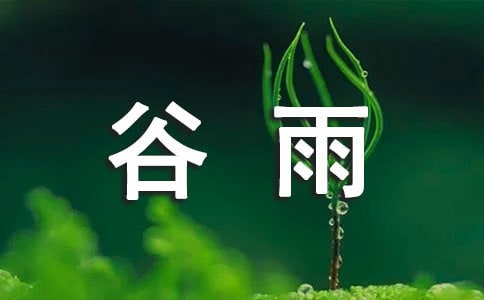 谷雨节气唯美问候语21条