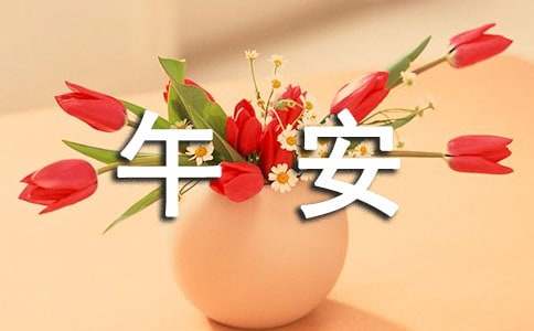 2026年温馨的午安问候语集锦87句